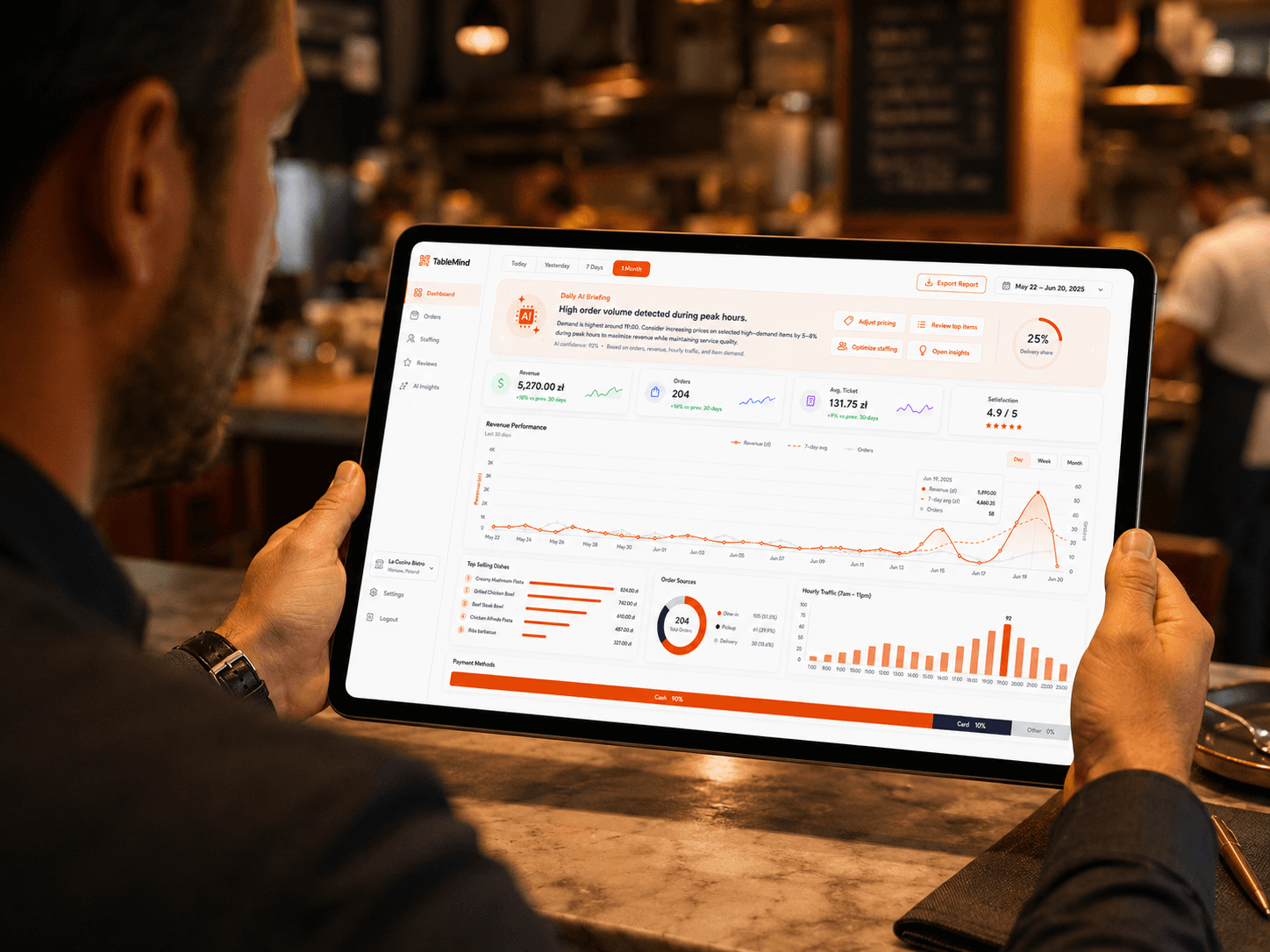 Track, analyze and grow analytics dashboard